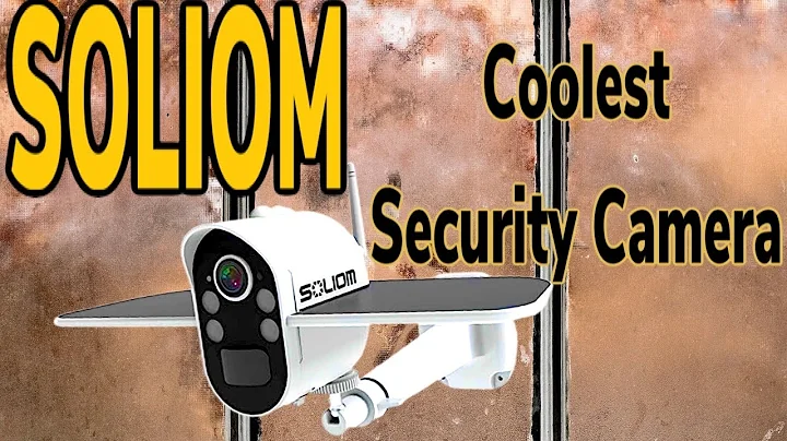 SOLIOM Outdoor Solar Security Camera - Coolest Looking Security Camera  #SOLIOMSolarSecurityCamera