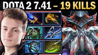 Slardar Dota 2 7.41 with Cuirass and 19 Kills - Dota Gameplay