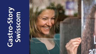 Swisscom mietet die Fensterflächen von geschlossenen Restaurants, Bars & Cafés für Werbeplakate