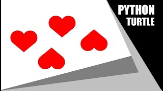 Python Turtle - Draw Love Heart in Python Turtle Graphics | Love Heart By #BKTutorial
