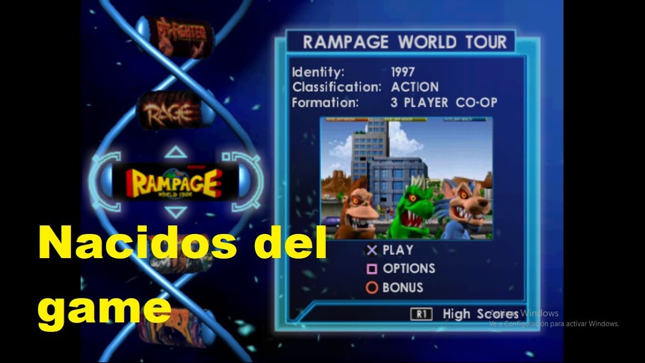 Midway arcade treasures 2 Rampage world tour 3/4 ps2