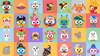 Coloring and puzzle app for girls and kids in Papo Town Apartment screenshot 3
