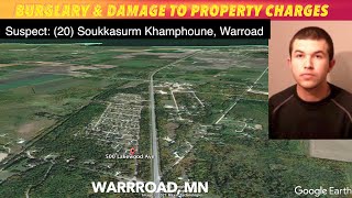 Warroad Man Facing Burglary & Damage To Property Charges