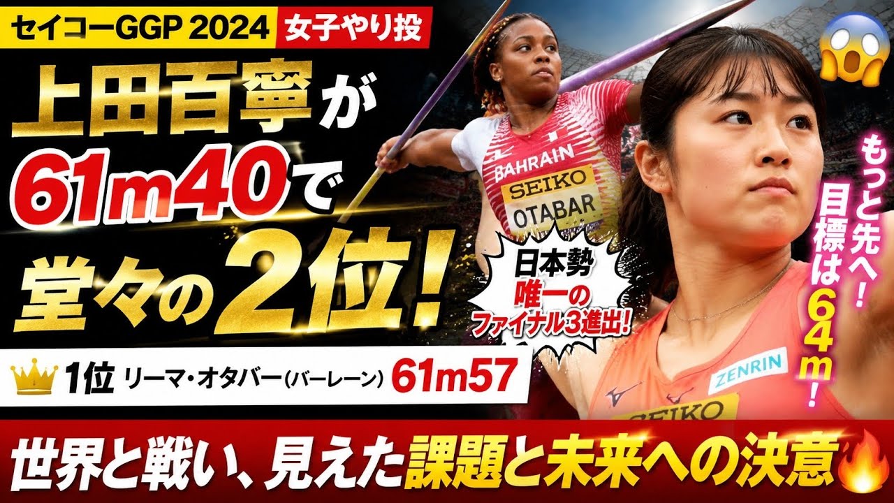 🎯 Momone Ueda's Incredible 61.40m!! A Shocking World-Class