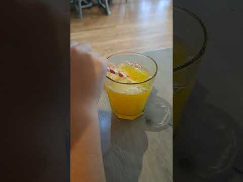 drinking 🍸making bubbles 🚰 messing ❤️ Cute Girl Nilya having fun 😀