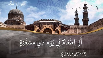 سورةالبلد بصوت القاري  الشيخ عز العوامي