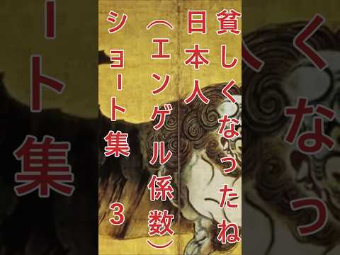 2025参院選前特別動画　第３（貧しくなった日本人（エンゲル係数を見る））　ショート３