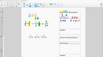 Notes - Solve Rational Equations Day 2 - Part 1