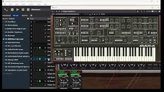 Diosynth Takes Control (using Diosynth as a MIDI control with my sounds)