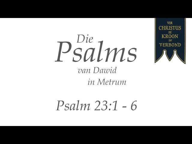 Psalm 23:1 - 6