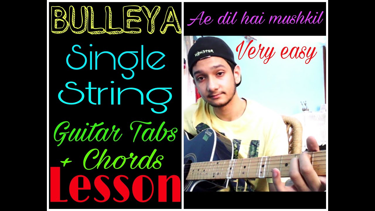 BULLEYAGuitar Lesson On Single String(Tabs/Intro/Lead) For Beginners
