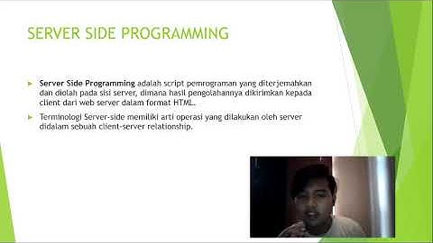 Server Side Programming