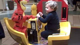 Lily On Ride At Mall