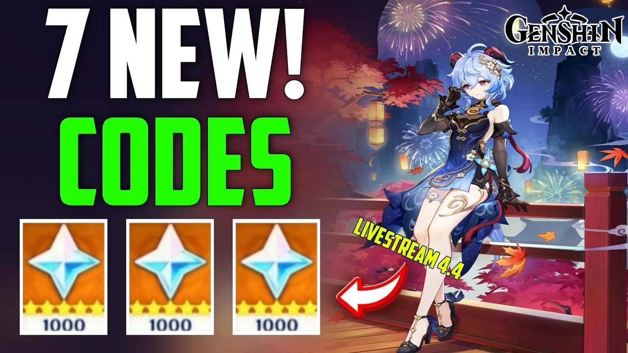 Livestream v4 4 genshin impact redeem codes 2024 genshin impact