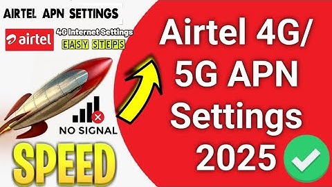 How to Boost Airtel SIM Internet Speed with APN Settings😱Airtel Speed Setup🤑Airtel Free Data ✅