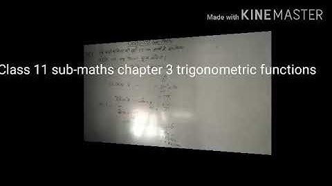 Dr. Harswaroop Sharma Class 11 sub-maths Chapter 3 Trigonometric functions exercise 3(A)