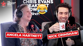 Radio Royalty Nick Grimshaw and Michelin-Starred Chef Angela Hartnett On Series 3 Of Podcast 'Dish'📻
