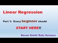 IML20: Linear regression (part 1): Every machine learning student should begin here