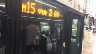 MTA: 2012 NovaBus Articulated LFSA Low Floor [5910] M15 Bus