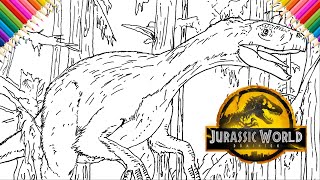 THERIZINOSAURUS Drawing | Jurassic World Dominion | How to Draw