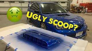 Painting WRX Hood Scoop (Step By Step)