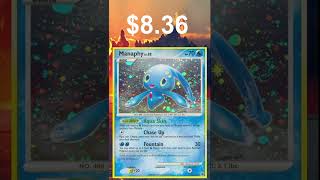 Top 5 Most Expensive Manaphy Cards! #pokemon #fyp #love #cool #shorts #tcg #collection #ten #five