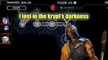 My First Krypt Run Gave Me Amazing Reward Elder Difficulty | MK Mobile