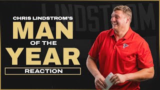 Chris Lindstrom is the 2022 Atlanta Falcons Walter Payton Man of the Year