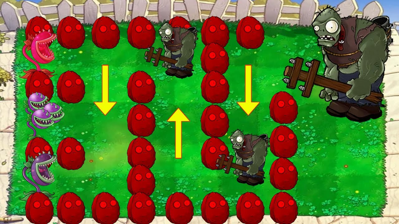 Super Chomper Epic Hack vs Gargantuar Zombie Battle - Plants vs Zombies ...