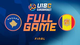 LIVE - Kosovo v Andorra | FIBA U18 EuroBasket 2026 Division C | Final