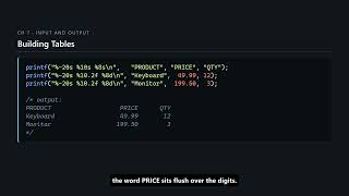 C Programming #78 — printf Width, Precision and Flags, and Why snprintf Beats sprintf