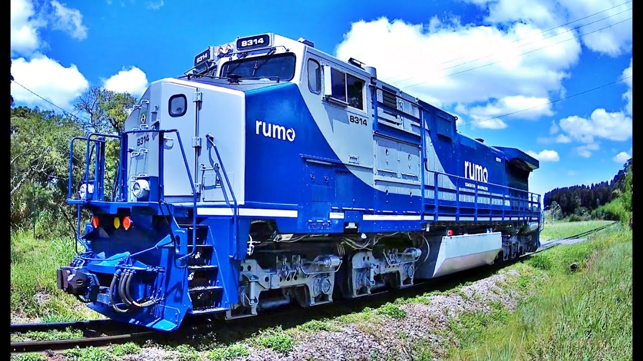 Dash Train Rumo TREM Rumo Teste DASH-9 8314 Serra Ferrovia Curitiba / Paranaguá ...
