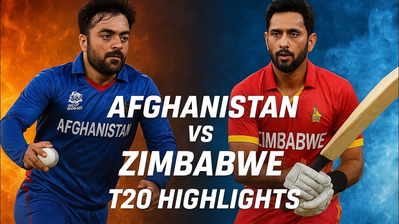 Afghanistan Vs Zimbabwe | 2nd T20 highlights 2025