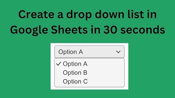 [Updated - 2023] Google Sheets Drop Down List / Data Validation in Google Sheets