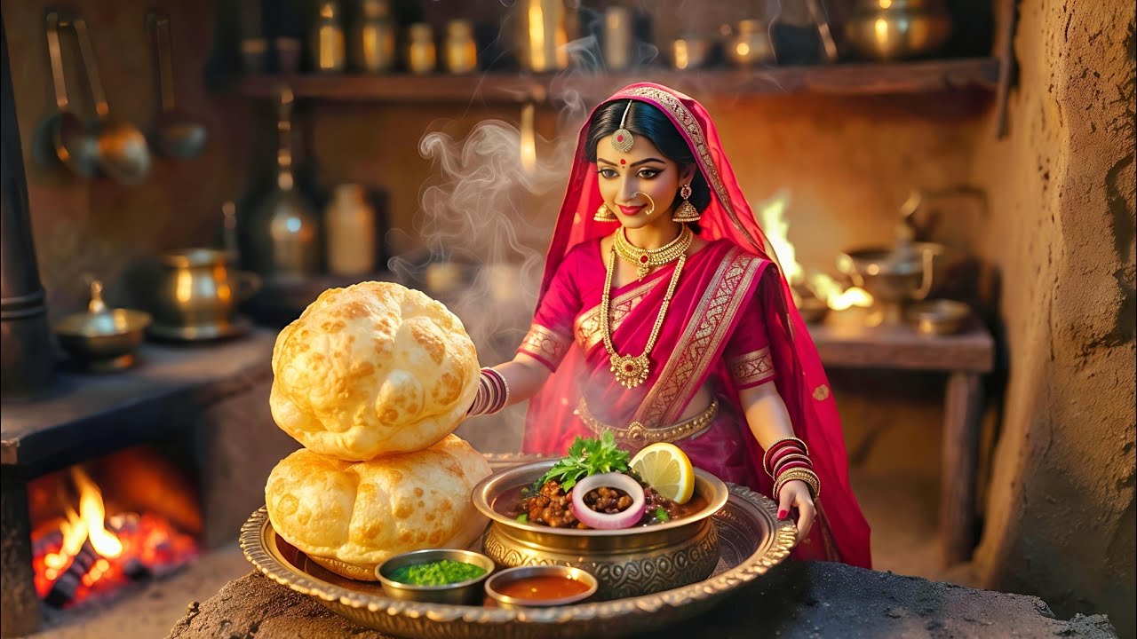 Miniature doll is making Chole Bhature | Miniature | Miniature cooking | Miniature doll