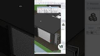 How to Make Horizontal Louvers #sketchup #architecture