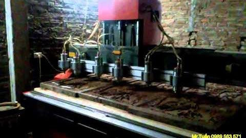 Máy CNC & Laser  Máy CNC đục tượng,điêu khắc nghệ thuật, tranh gỗ 2