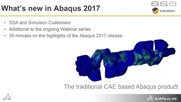 Whats new in SIMULIA Abaqus 2017