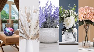 Best Top 5 Flowers For Bedroom | Indoor Decoration | Artificial Flowers Glass
