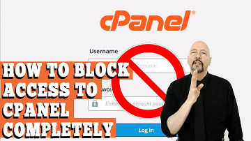 HOW TO BLOCK ACCESS TO CPANEL COMPLETELY? [STEP BY STEP]☑️