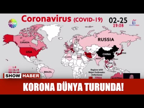 Korona dünya turunda!