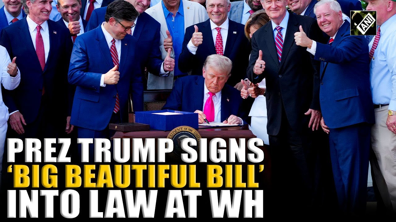 BIG BREAKING! US President Donald Trump signs ‘Big, Beautiful Bill ...