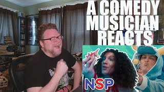 A Comedy Musician Reacts | Dinosaur Laser Fight (Level Up) - NSP (Ninja Sex Party) [REACTION]