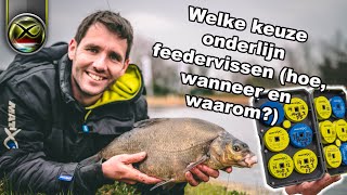 Welke keuze onderlijn feedervissen (hoe, wanneer en waarom?)