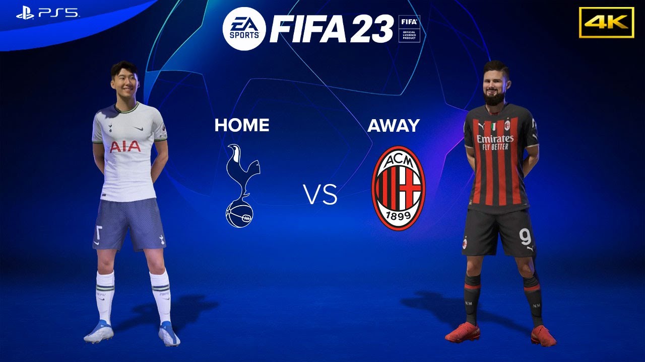 FIFA 23 - Tottenham Hotspur vs AC Milan - UEFA Champions League | Match Highlights | PS5 4K