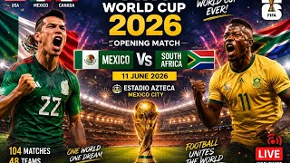 FIFA World Cup 2026 Opening Match Full Update | First Game Details & Schedule