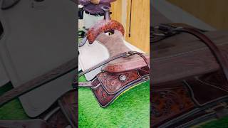Western saddle set #horseaccessories #horsedekho #horse