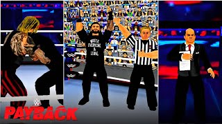 Wwe Payback Roman Reigns Wins Universal Championship 2020 As Wr3D