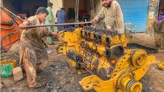 Rebuilding Komatsu D85 Diesel Engine and Install New Piston Complete Process by Master Mechanics 7,704 views 6 months ago 42 minutes