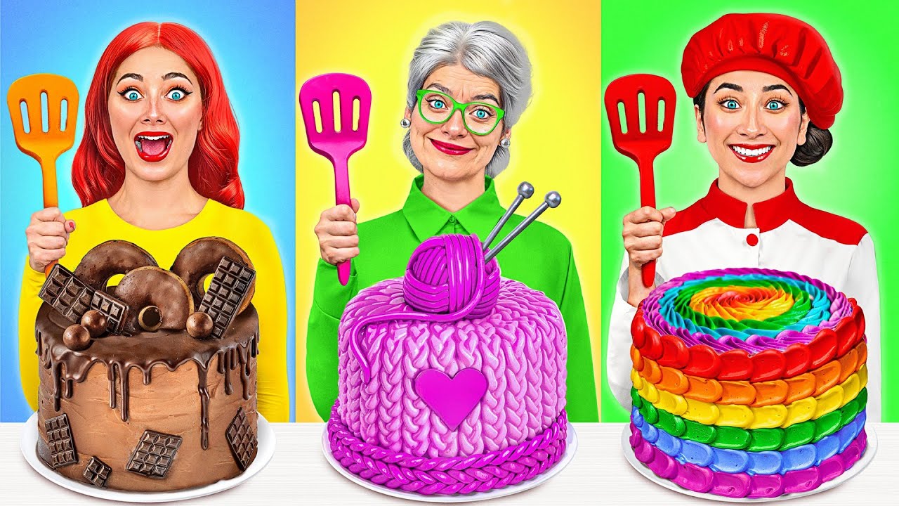 Ik vs Oma Koken Uitdaging | Voedsel Strijd Multi DO Smile